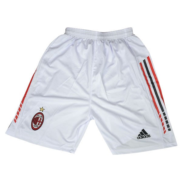 Tailandia Pantalones Milan Primera equipación Retro 2005/06 Blanco